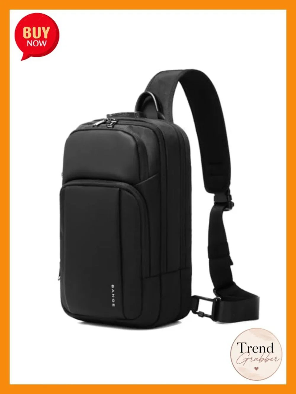 Water Resistant Anti Theft Sling Bag Crossbody Shoulder Backpack Tablet